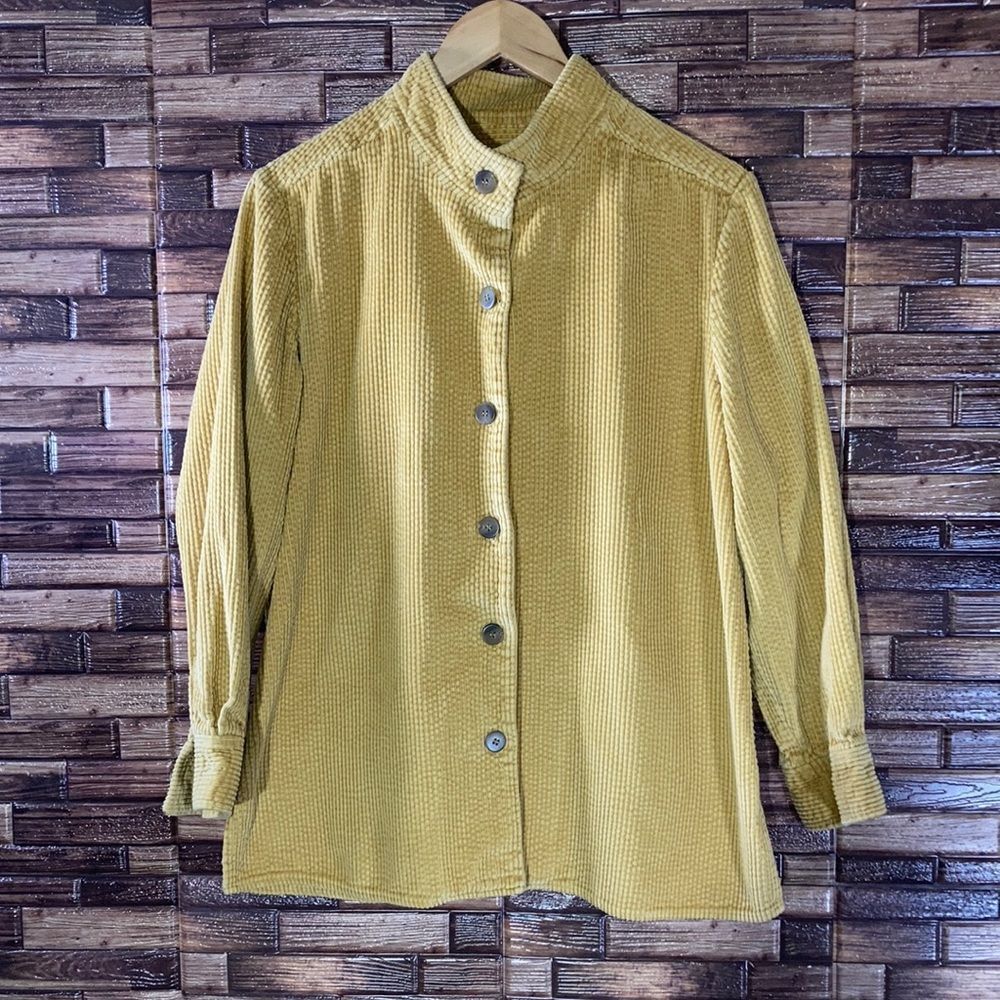 Womens Vintage Chadwicks Medium Butterscotch Yellow Light Corduroy Jacket